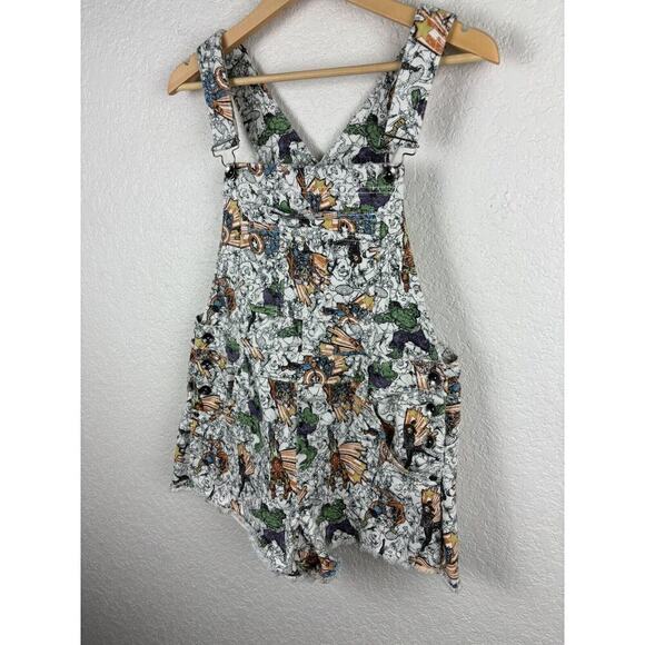 Marvel Her Universe Girls Overalls Size Large Iron Man Hulk Captain America - Picture 5 of 9